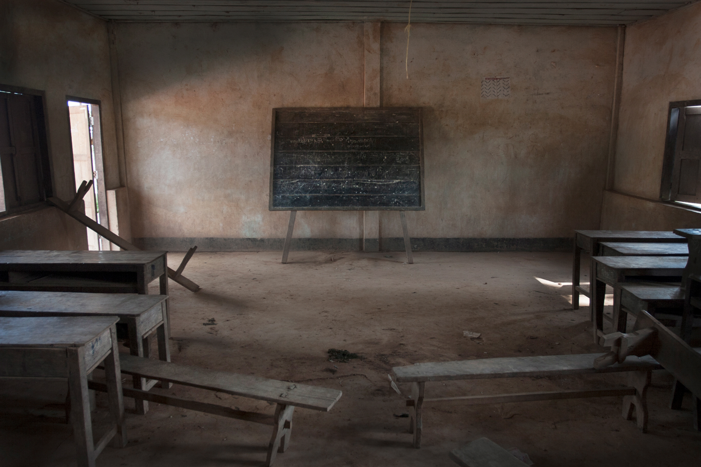  Abandoned school. Cambodia, 2005 