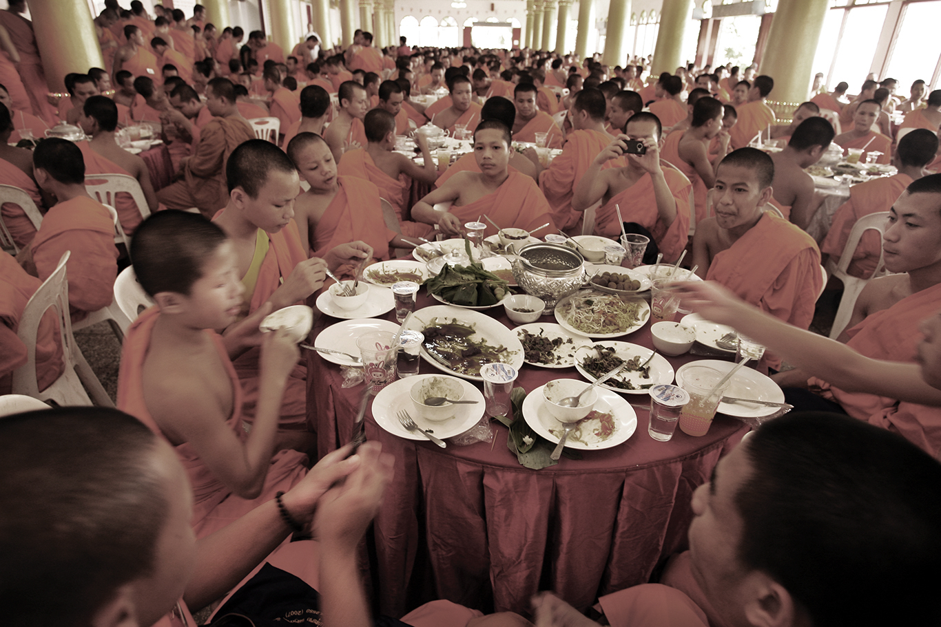  Monks convention. Vientiane, Loas, 2009 