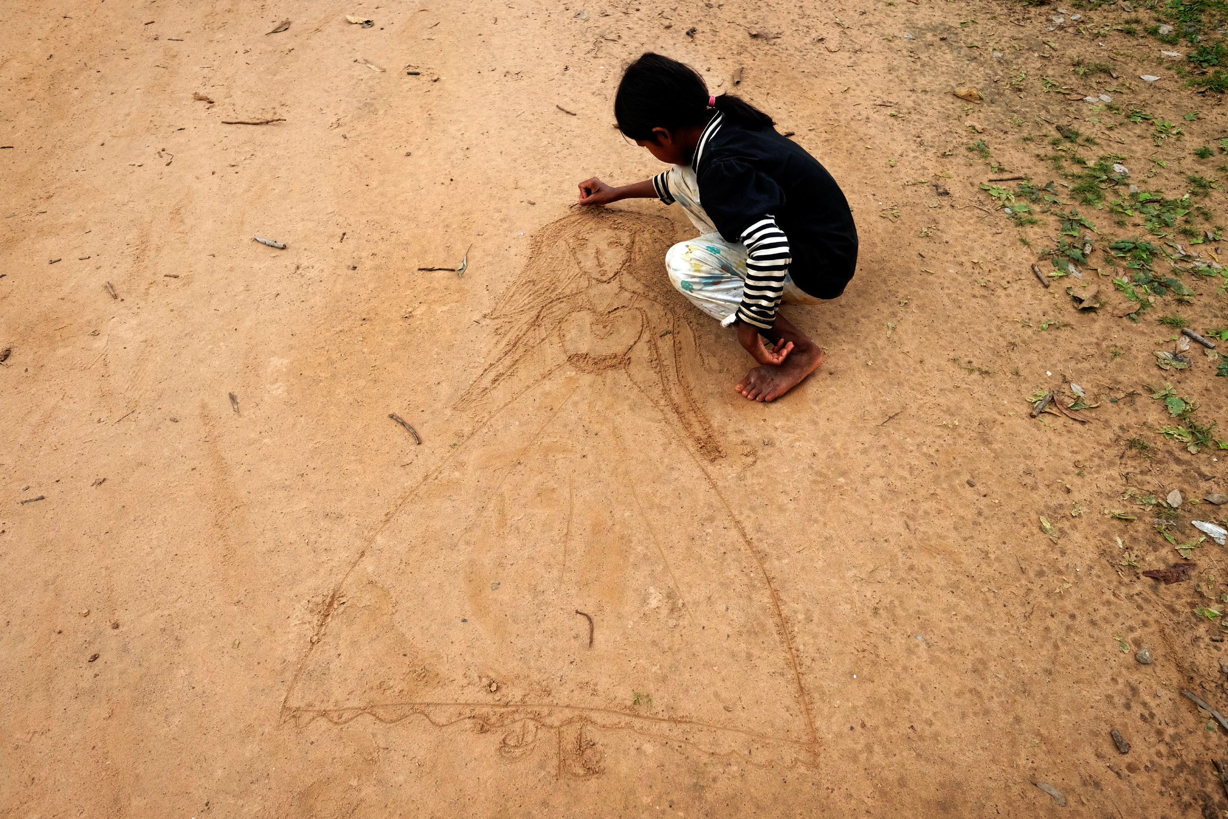  Sand Artist. Siem Reap, Cambodia. 2014 