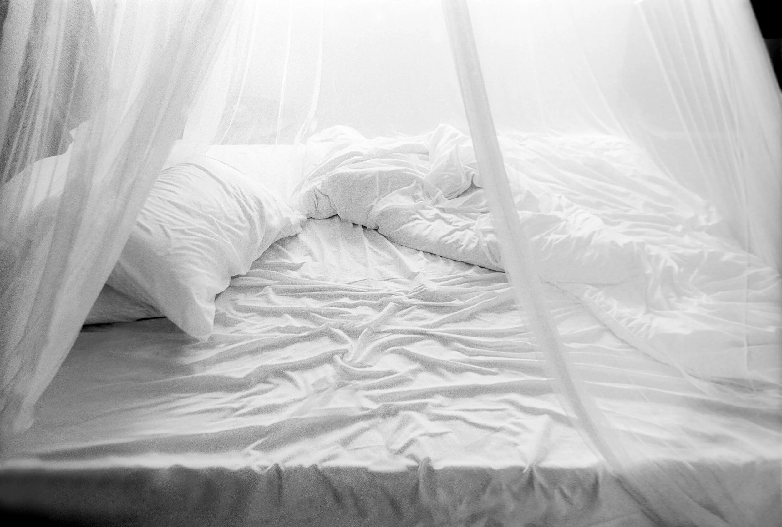  My bed. Chiang Mai, Thailand. 2001 