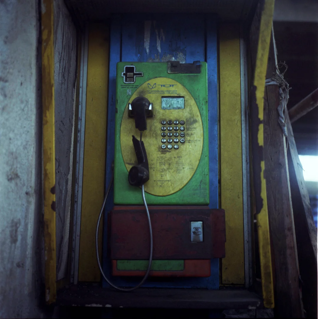  Cellphone killed the payphone. Bangkok, Thailand. 2012 