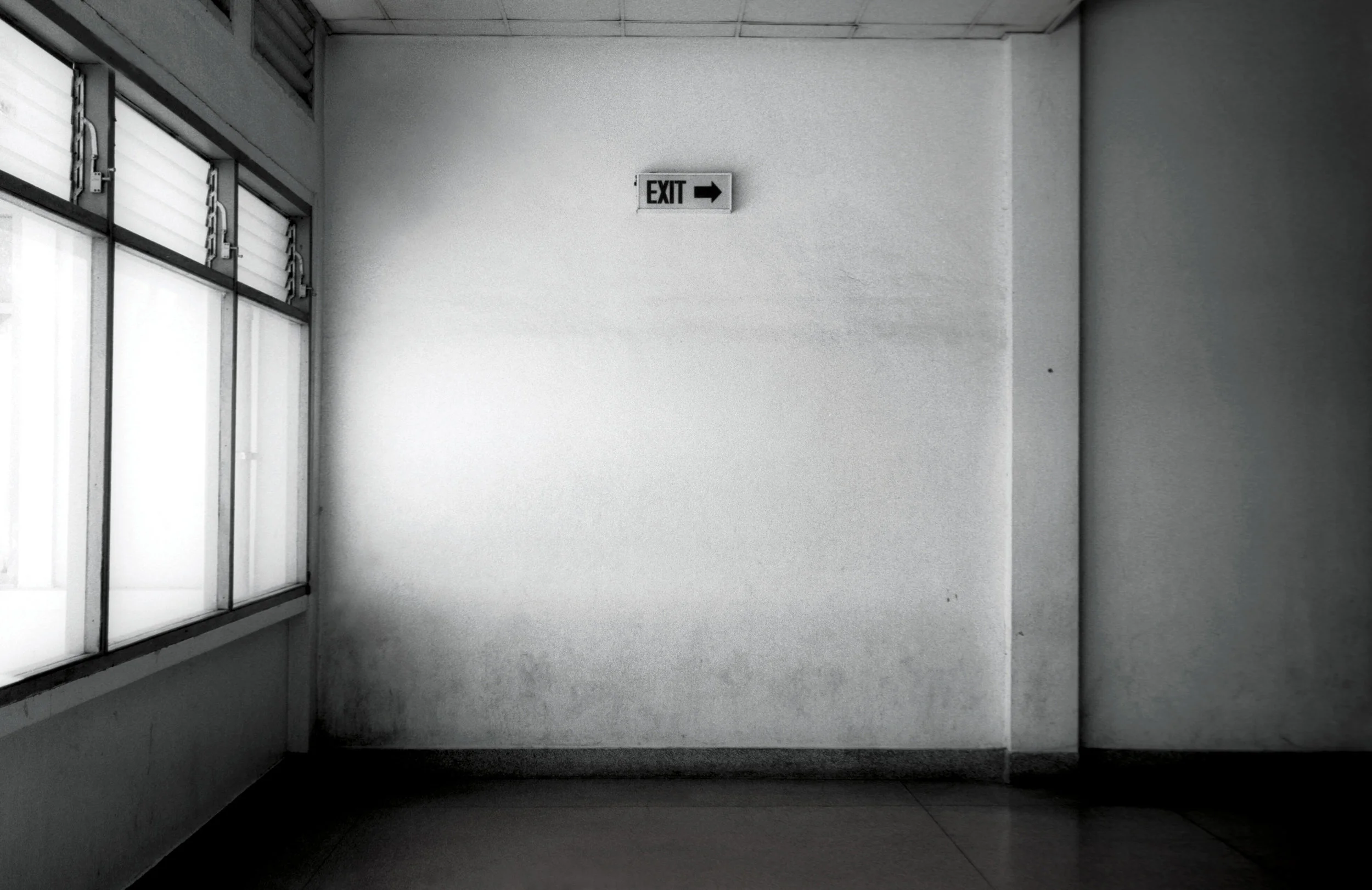 “Exit” Phonsavan Airport. Laos.