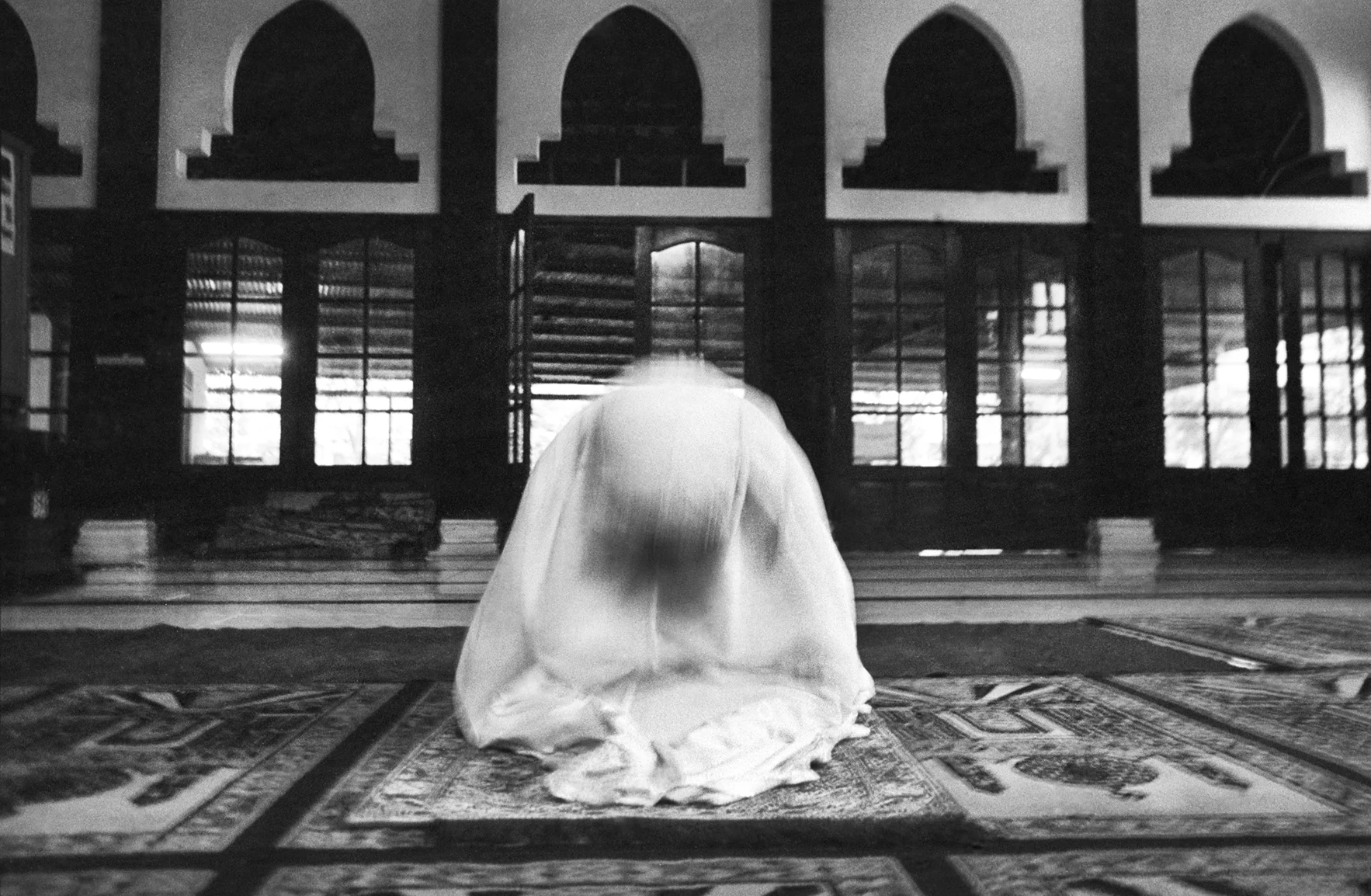 “Woman at Prayer” Mosque, Yogyakarta, Java.