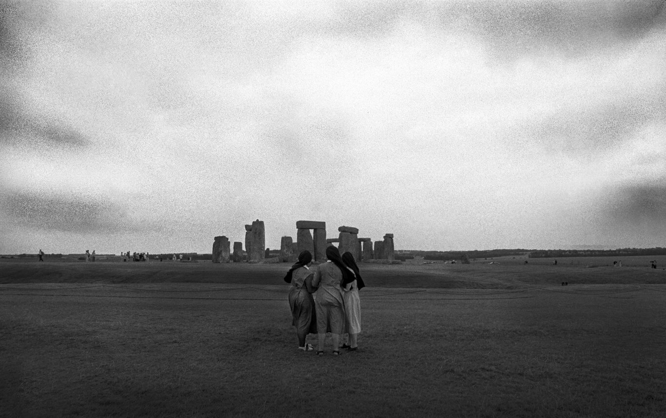  “Enigma” Three Catholic Nuns contemplate the mystery of Stonehedge. 1995 