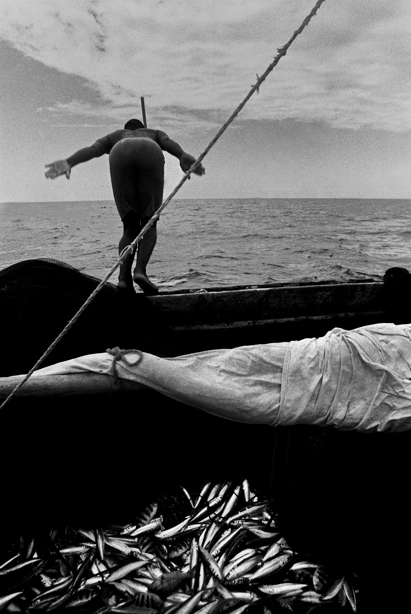  “Into The Sea”   Bringing in the fish. Mombasa, Kenya. 1999 