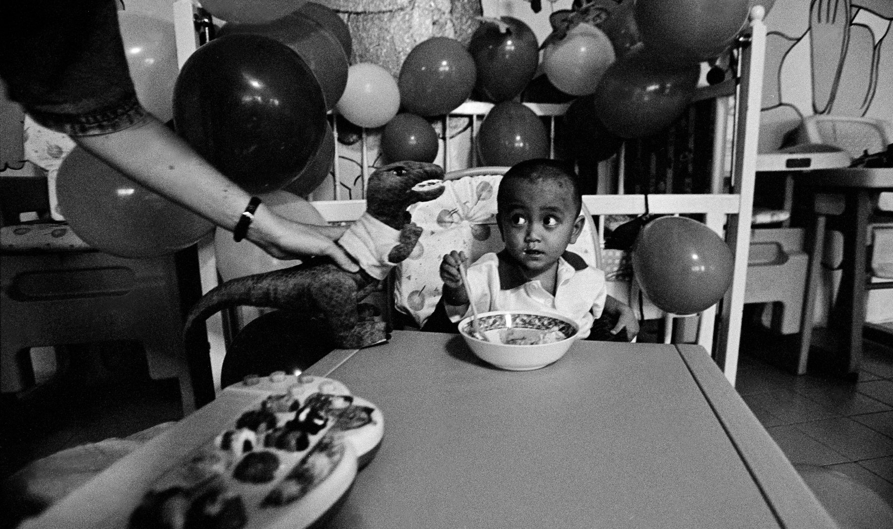  "Birthday Boy" At the Agape orphanage for those living with HIV. Chiang Mai, Thailand. The mid-1990s. 