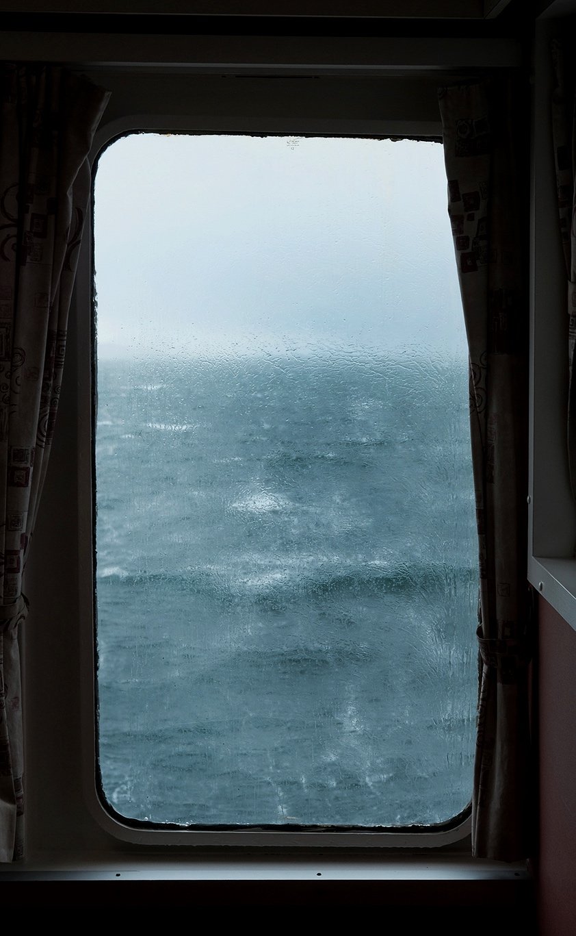  Window # 1 'Inclement.'&nbsp;Ferry to Isle of Mull. West Scotland. 