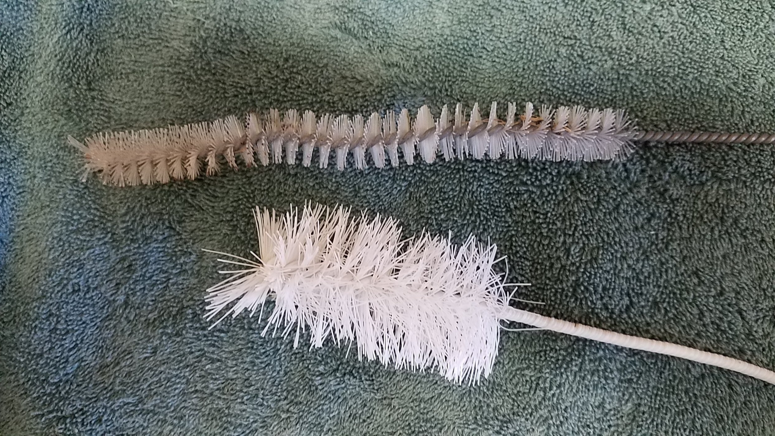 Soft and Hard Bottle Brushes