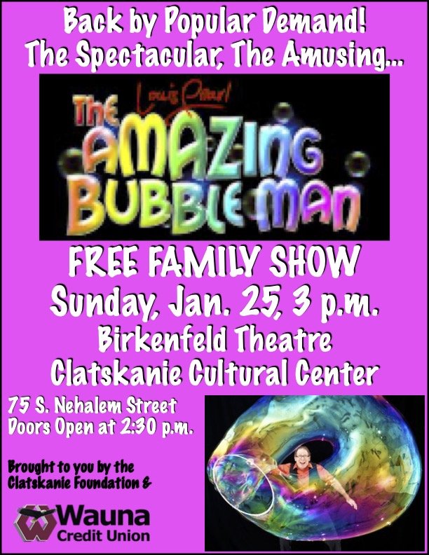 The Amazing Bubble Man!