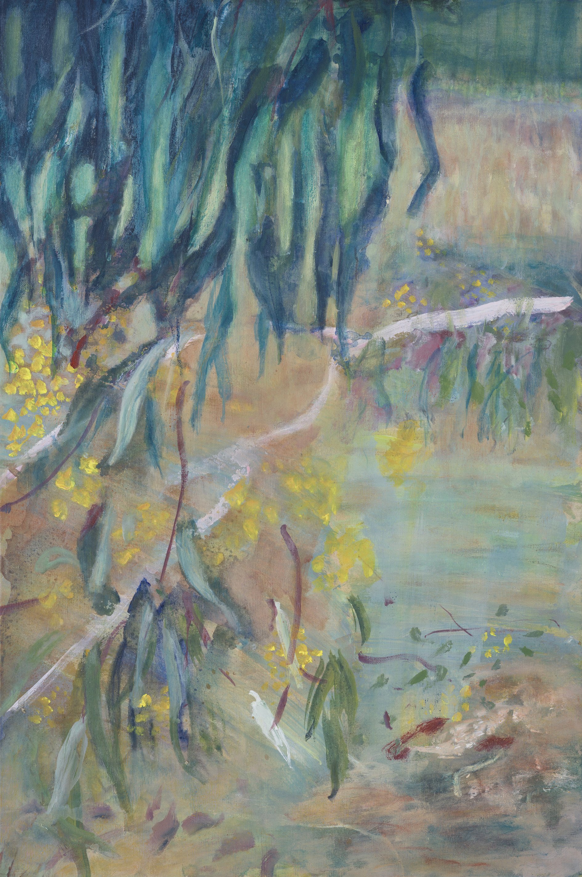  Held, For A Moment    2025    Acrylic on Linen    91cm x 61cm    SOLD  