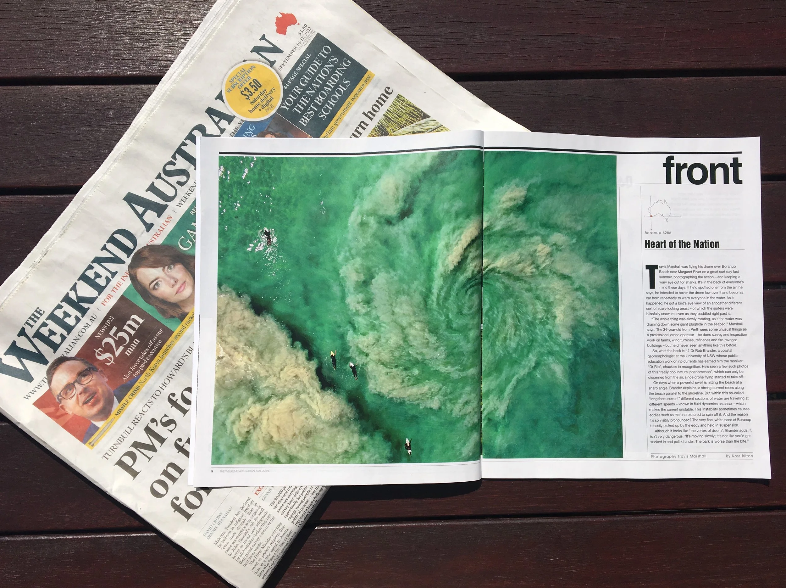 The Weekend Australian - Heart of the Nation Article