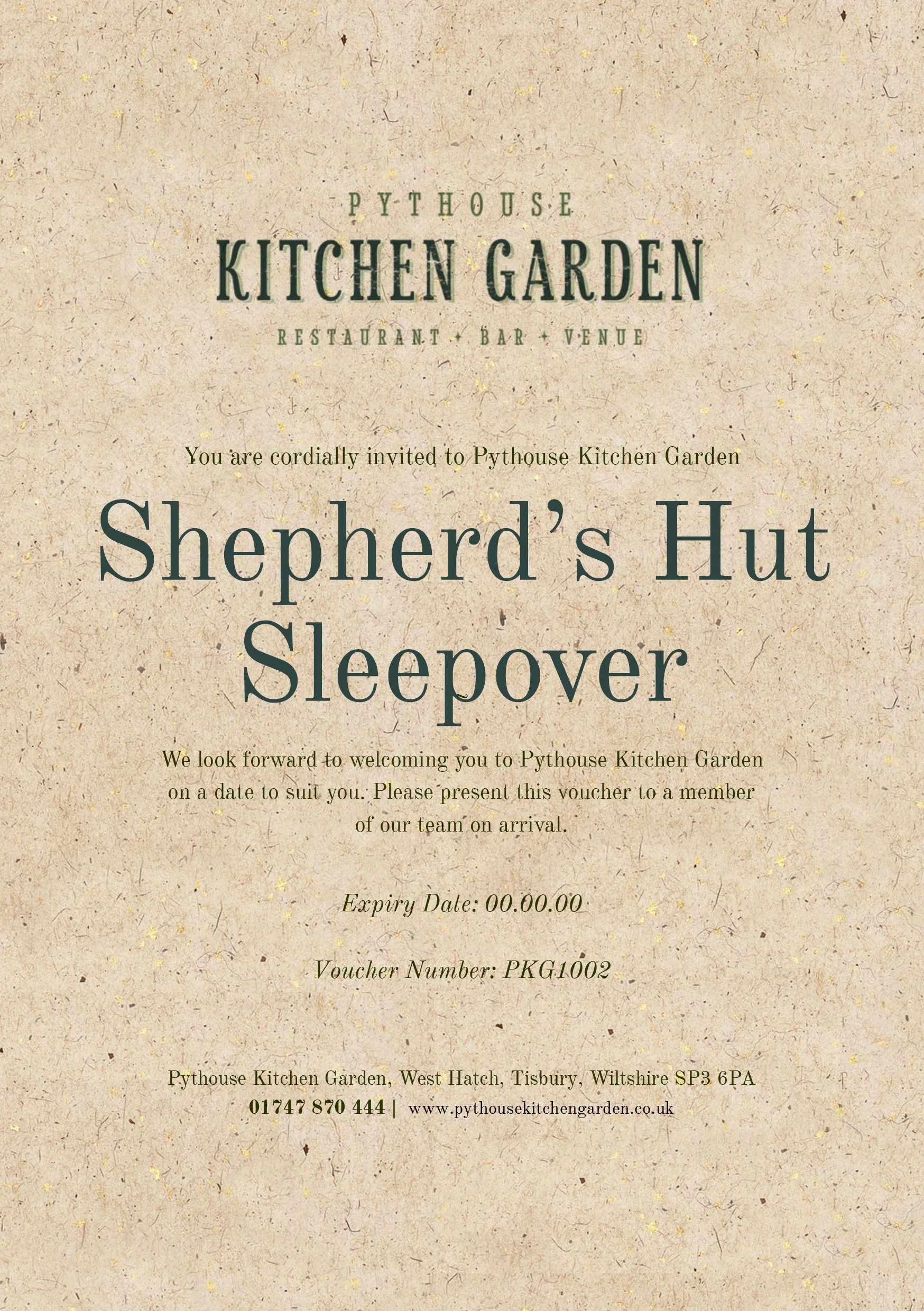 Gift Vouchers — Pythouse Kitchen Garden