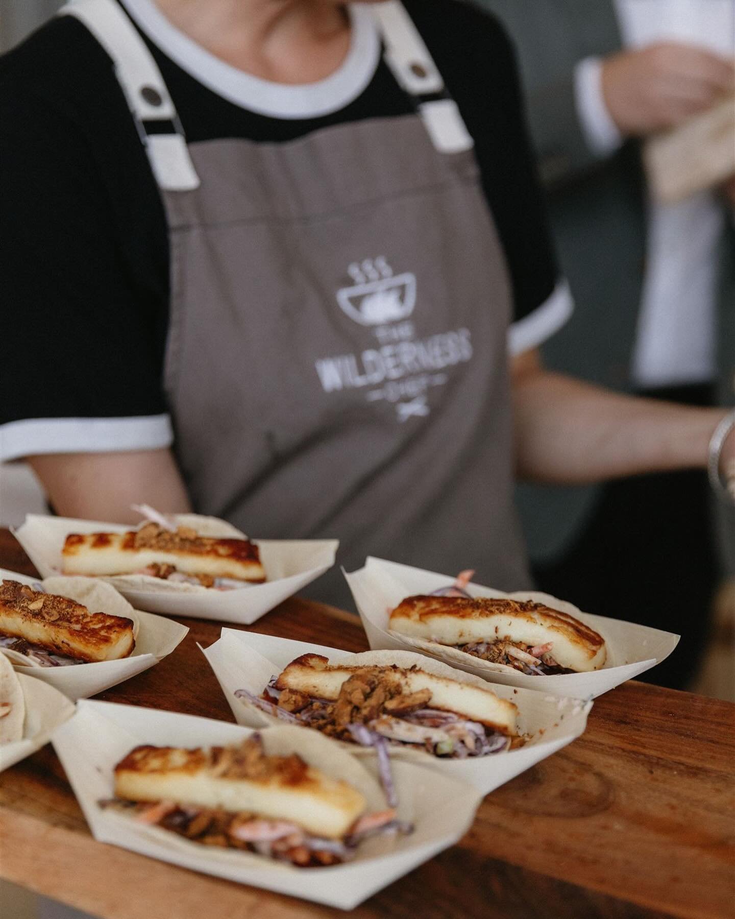 Our Grilled Halloumi Soft Taco, shaved slaw, tomato chutney and spiced almonds is an absolute hit amongst guests! 

These were served at Matt and Tash&rsquo;s intimate wedding in Nelson Bay. 

Beautifully captured by @callalilycollective