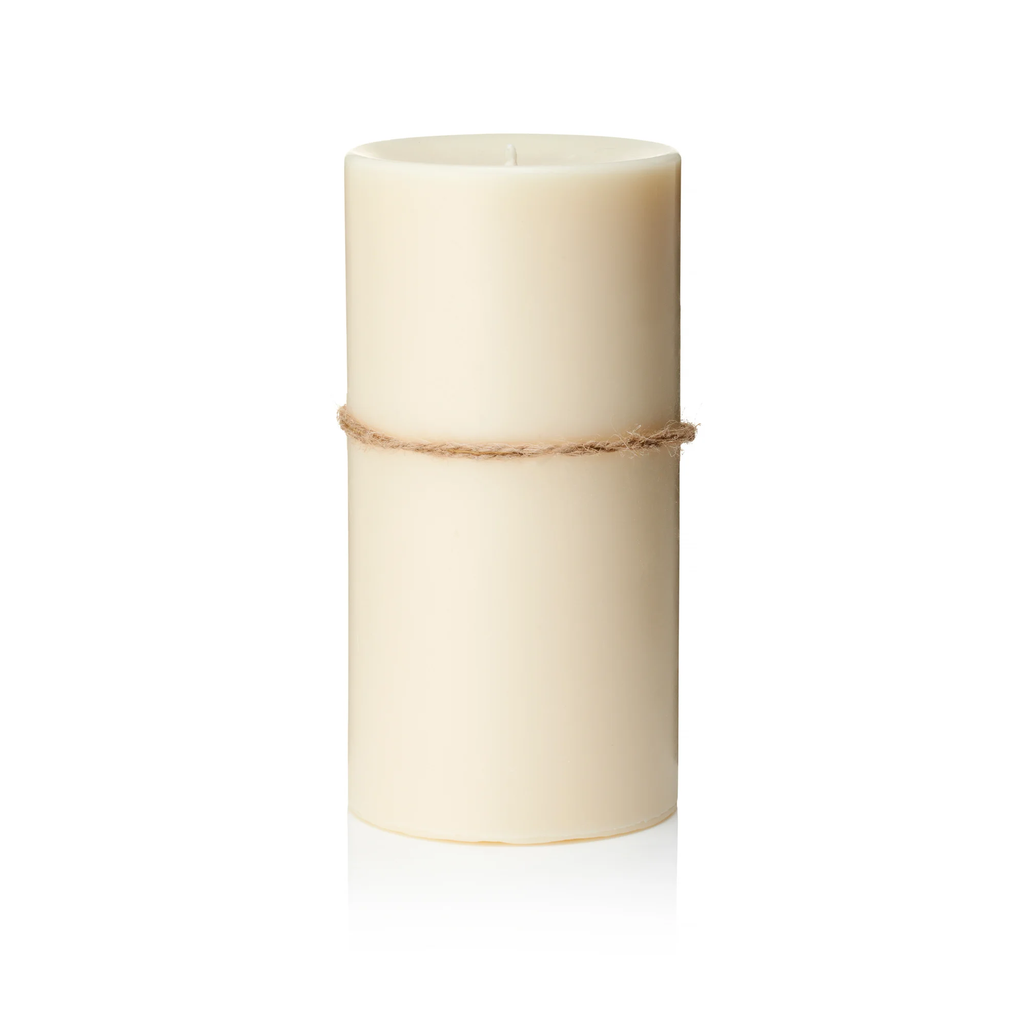 Medium Pillar Candle - unscented - NEW WAX BLEND