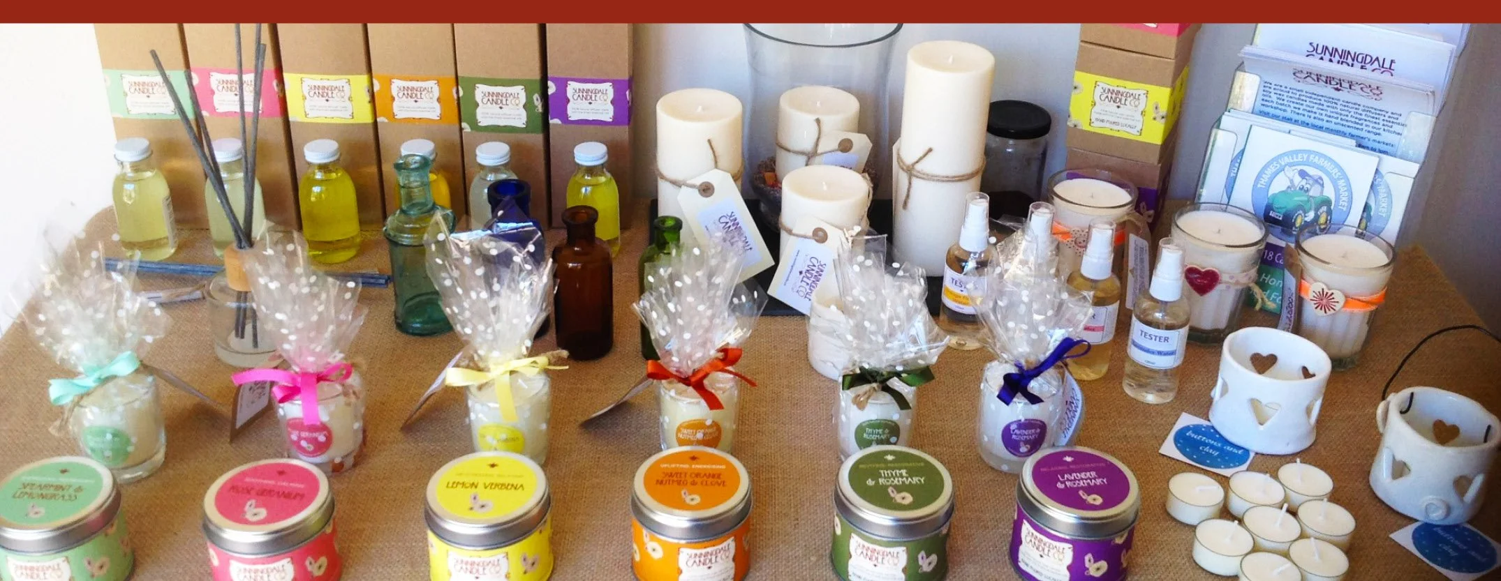 Sunningdale Candle product display
