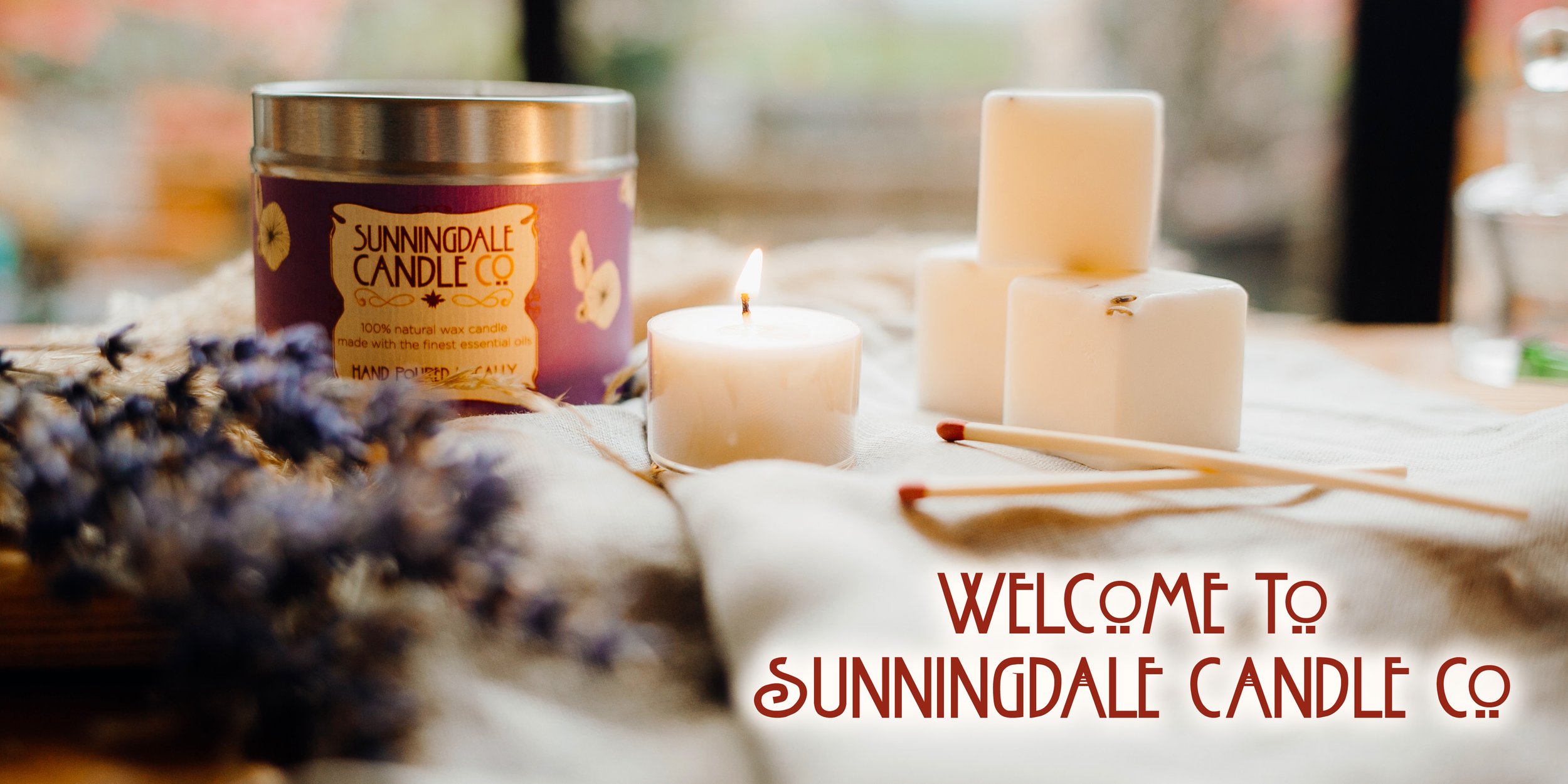 Sunningdale Candle lavender candles and melts