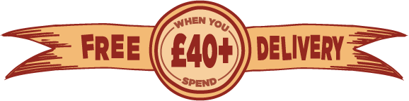 FREE DELIVERY WHEN YOU SPEND OVER £40