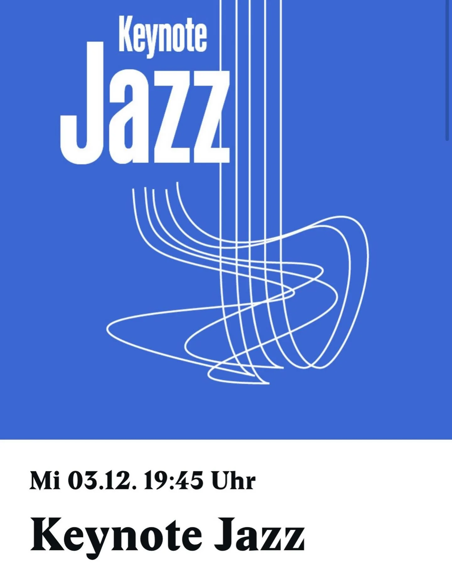 Freu mi u uf eu in Zug morn Abig! ✨🎶

Really looking forward to playing for you tomorrow night in Zug with wonderful @tomollendorff @mattridleybass and @thelucstagram at @theatercasinozug for Keynote Jazz.

#thrive #live #quartet #zug #jazz #keynote