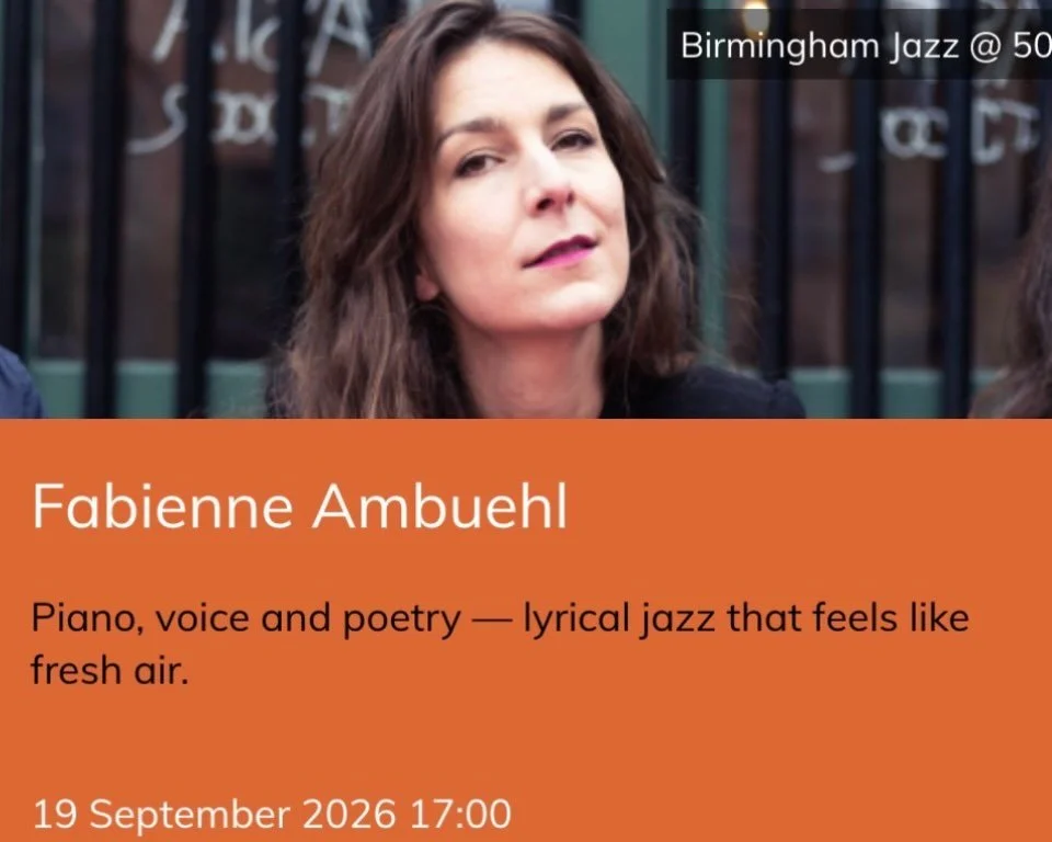 50 years @birminghamjazz - big congratulations! 🥂🎶

We are playing this Saturday at 5pm @1000tradesjq 
I am really looking forward to be part of these big celebrations with my wonderful band
@tomollendorff @tomwfarmer @jonscottdrums
and the amazing