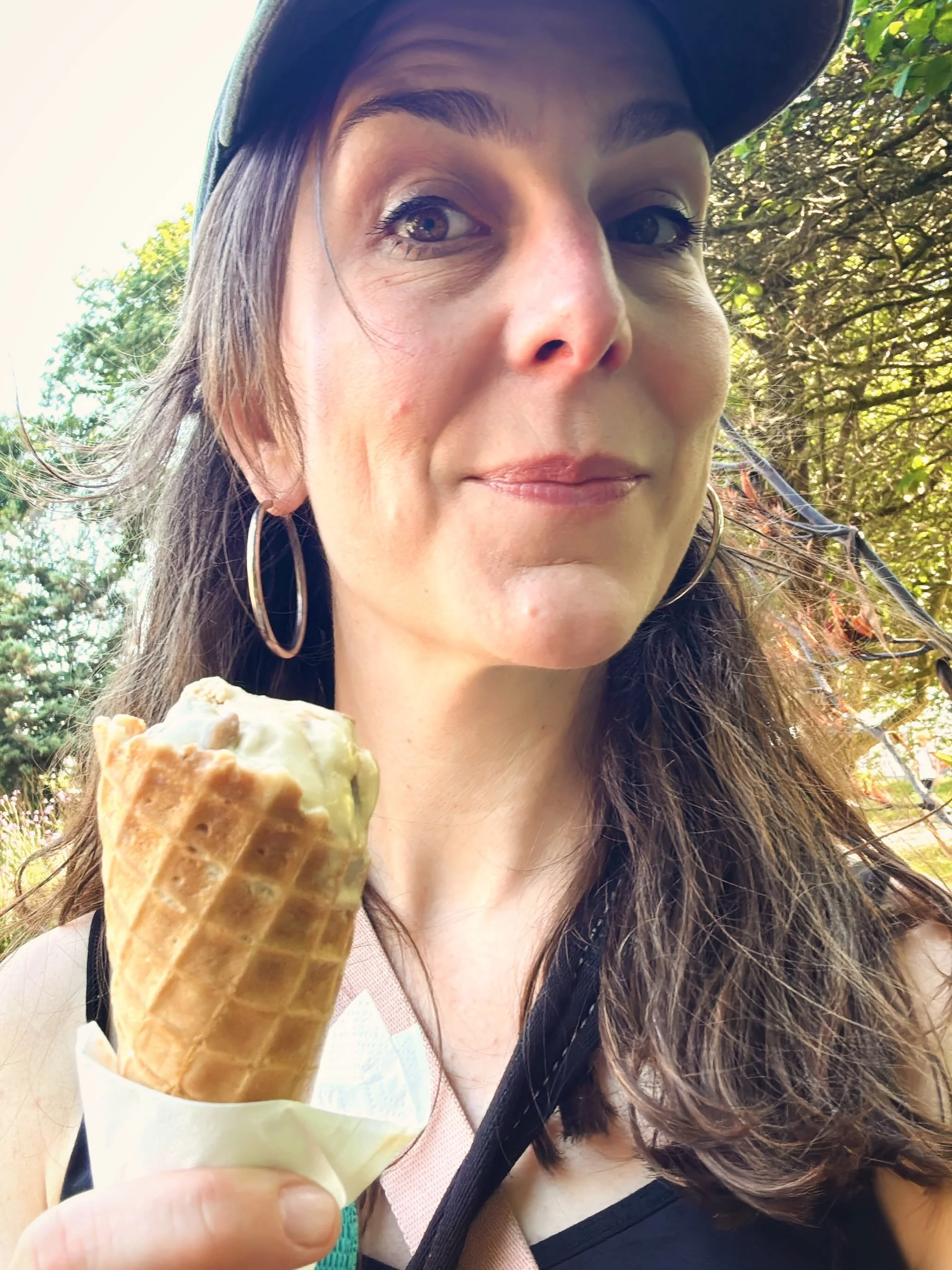 First ice cream this summer (way prefer cake🤷🏼&zwj;♀️) but a more important first: 

playing in beautiful Wales this Sunday, 12th July at @bmjazzclub in Abergavenny, with Nick Kacal on bass, @thrupp.ryan on drums and @jackmacsax 

Really looking fo