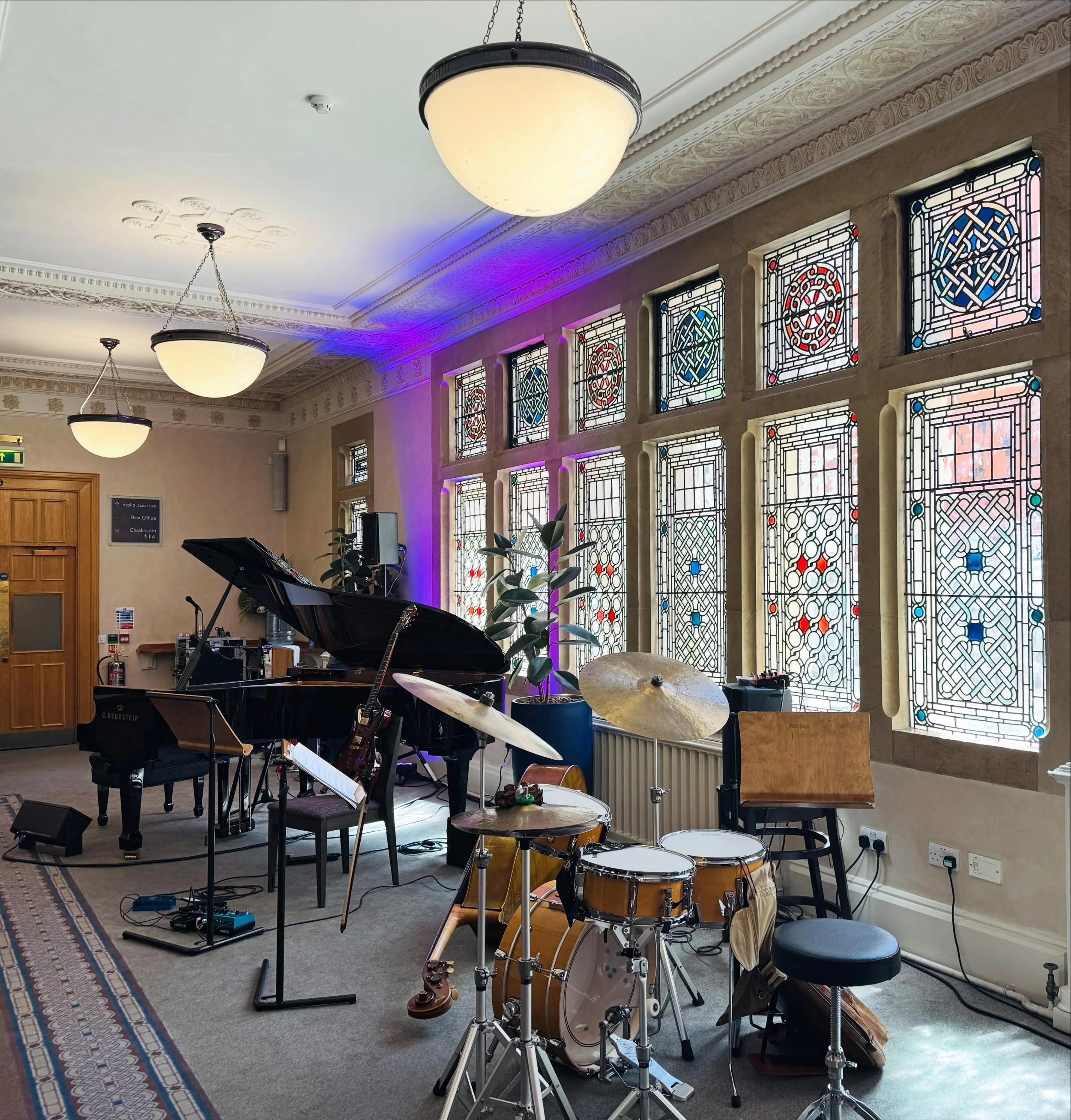 still thinking about the great time we had playing at @cadoganhall &lsquo;Out To Lunch&rsquo; series last week. Such a joy to play in a sold-out room to a truly attentive audience. 
Thank you to Becky and Romy and the team - what a beautiful series a