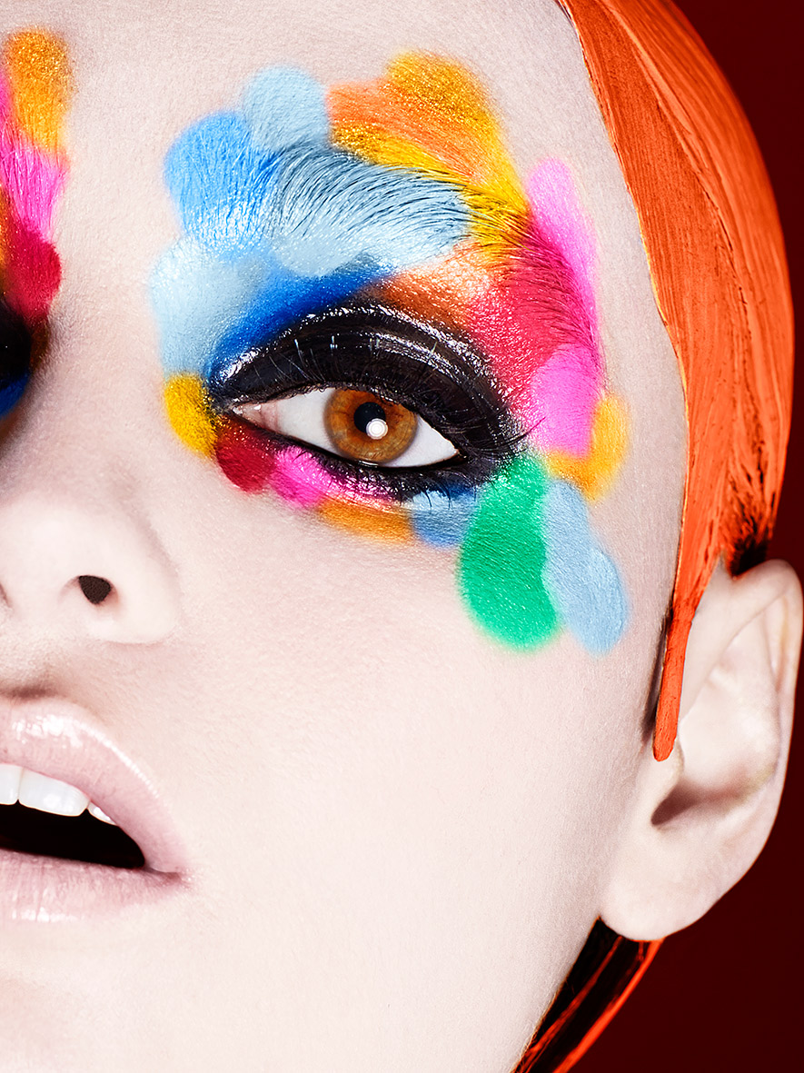 A makeup look I created for Kryolan Australia using their Supra Color palette x