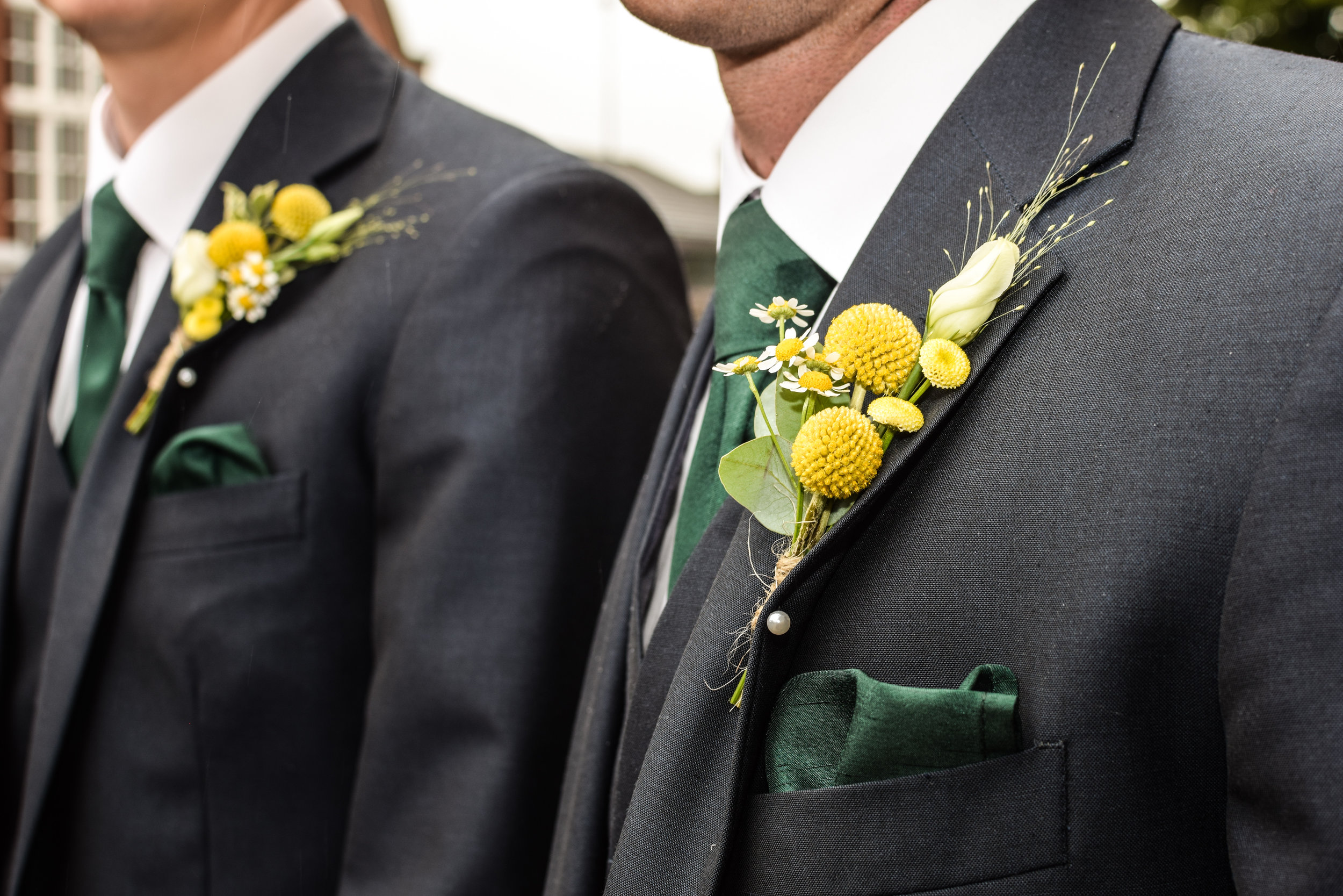 Yellow Craspedia Buttonholes.jpg