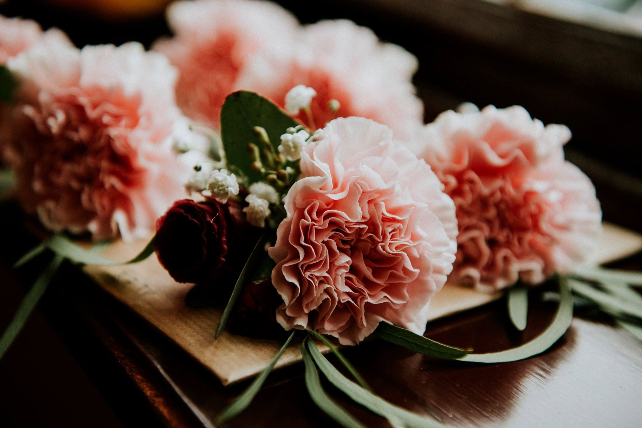 Pink and Burgundy Buttonholes.jpg