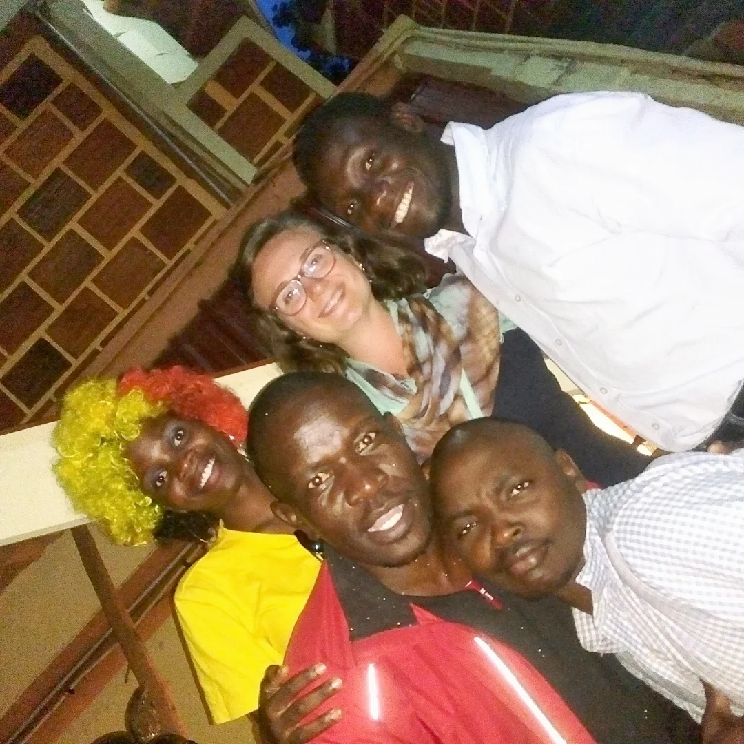 Elsa with CROSO Scholars at a full-day gathering in Kampala where nearly all 22 current scholars attended.