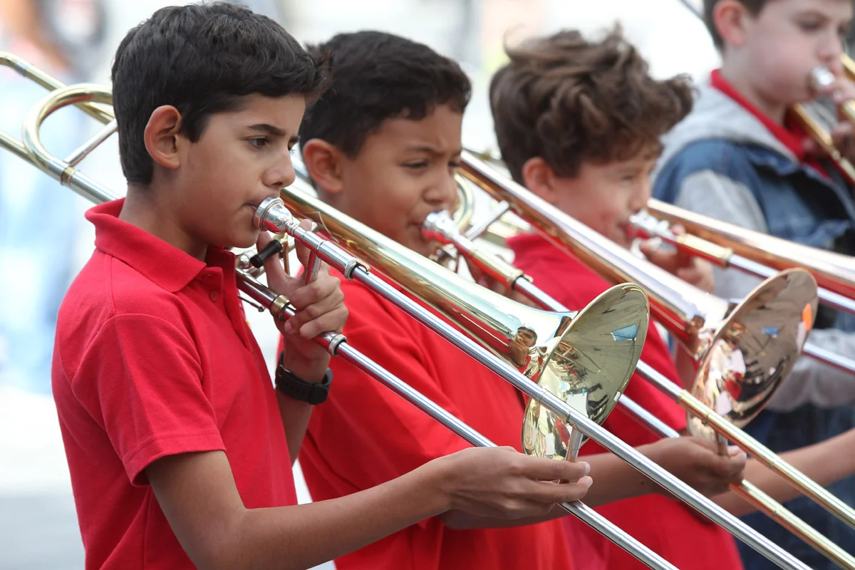 Brassroots performing at Music in the City 2016