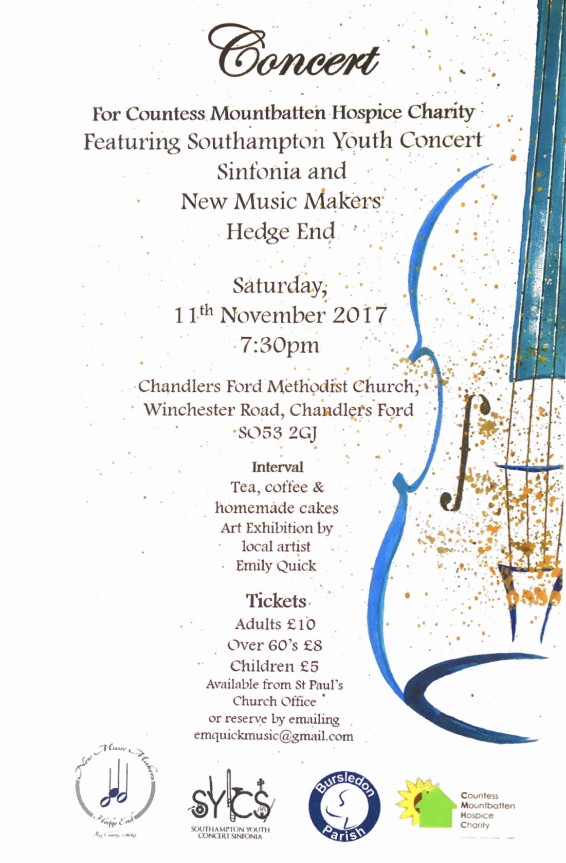 SYCS to perform at charity concert