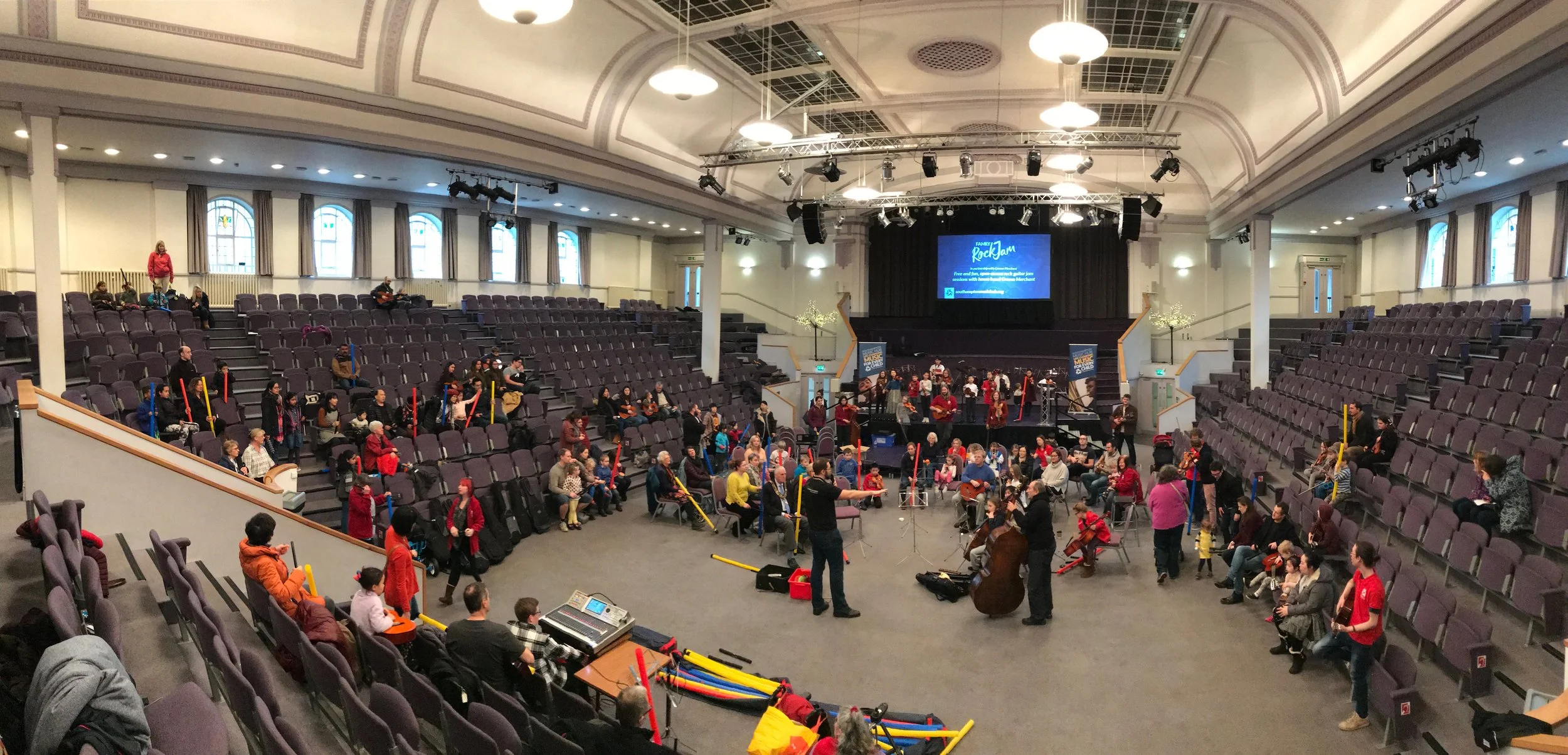 Hundreds join in free workshops and performances at the Music Fayre