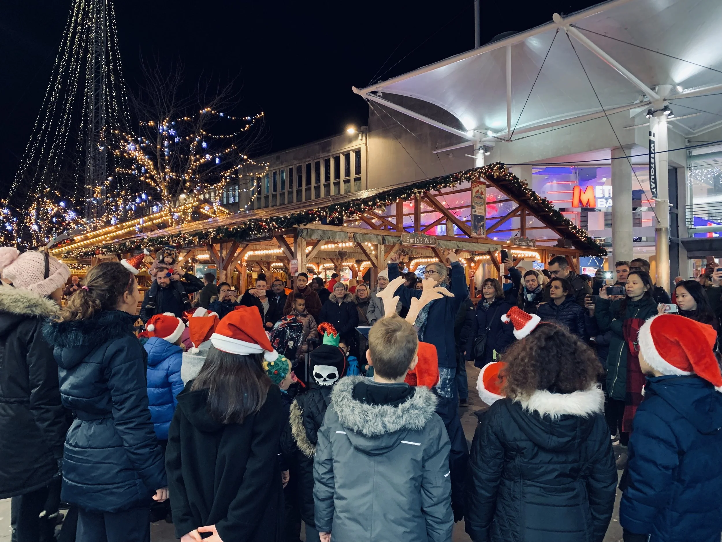 St Johns School bring festive feelings to Southampton City Centre