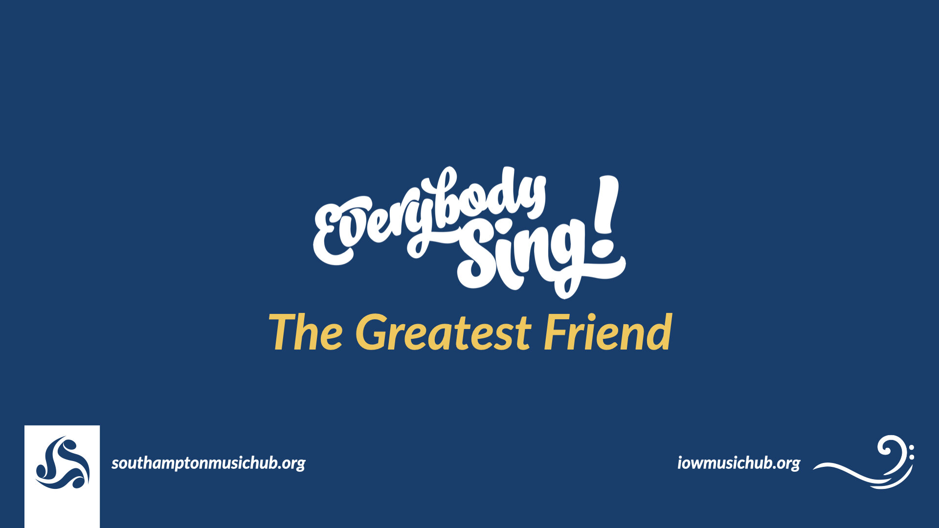We need you! Be part of the community video for 'The Greatest Friend'