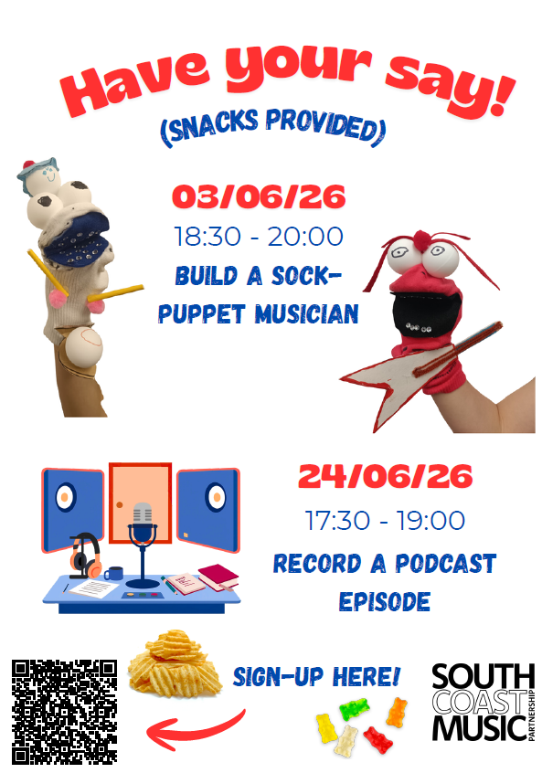 Have Your Say! Podcast and Puppet Making sessions with Philippa!