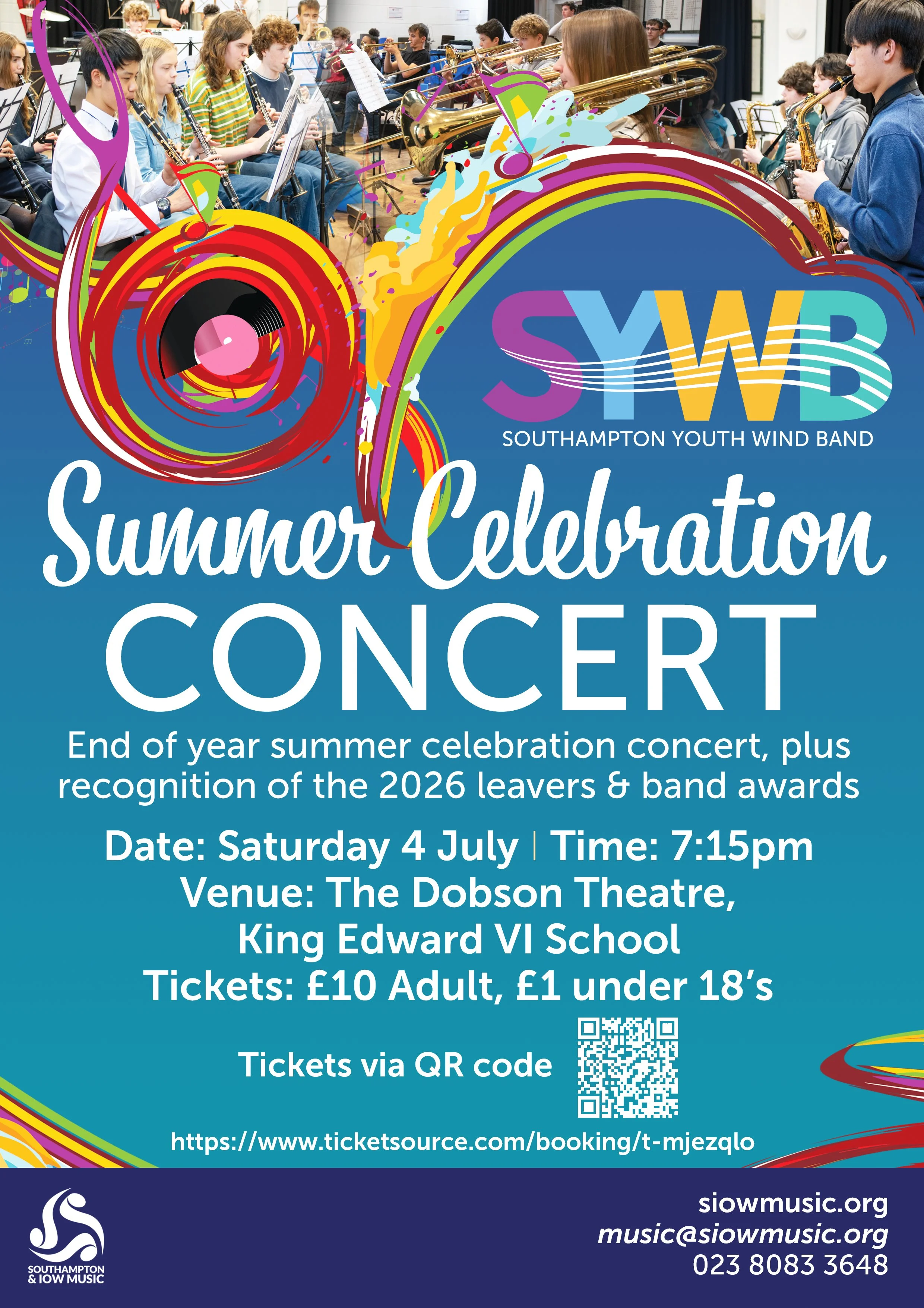 SYWB Summer Concert at The Dobson Theatre