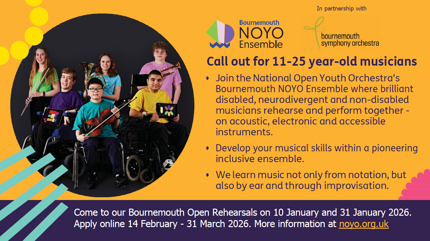Join Bournemouth NOYO Ensemble: opportunity for 11-25 year olds