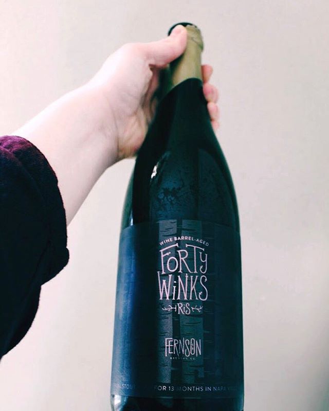 Give me all the Russian Imperial Stout! This one, from @fernson, was aged in red wine bottles for a fun twist. Read about it on the blog. Link in bio!