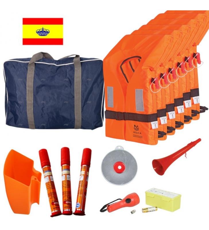Zone 5 security kit for 6 people with flares