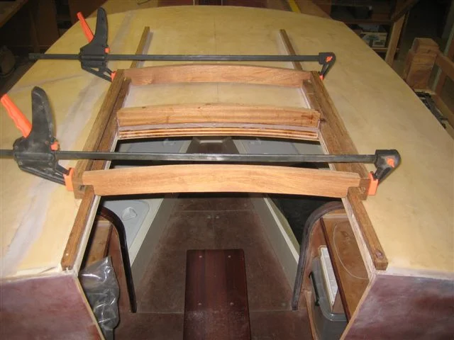 09. Sliding hatch framework before gluing. 8-8-11.jpg
