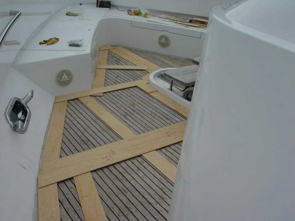 Dillon Francis Oberholzer Templating Teak Decks