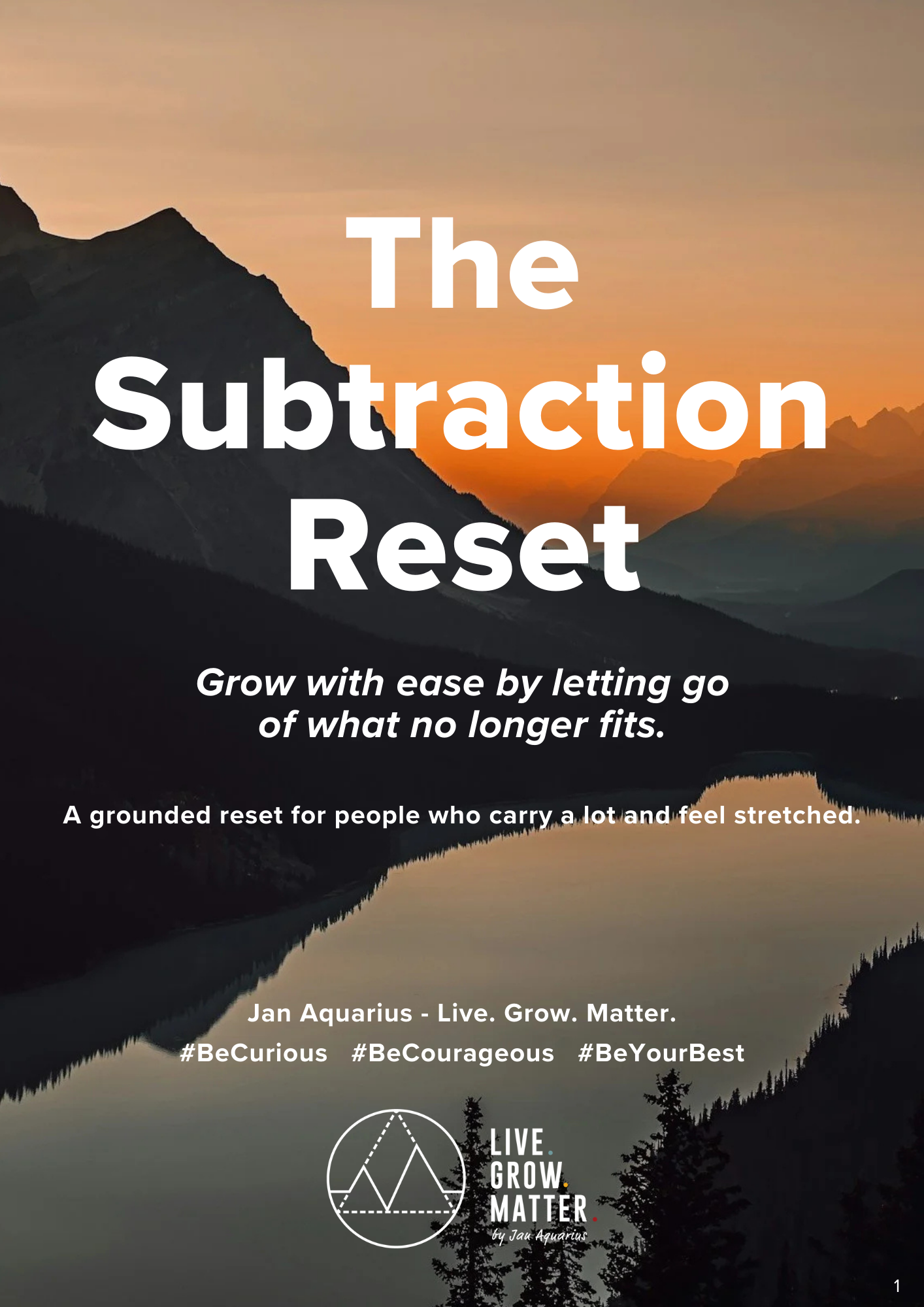The Subtraction Reset Cover Page.png