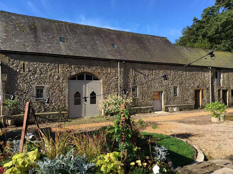 Rustic Wedding Barn Summer Sky