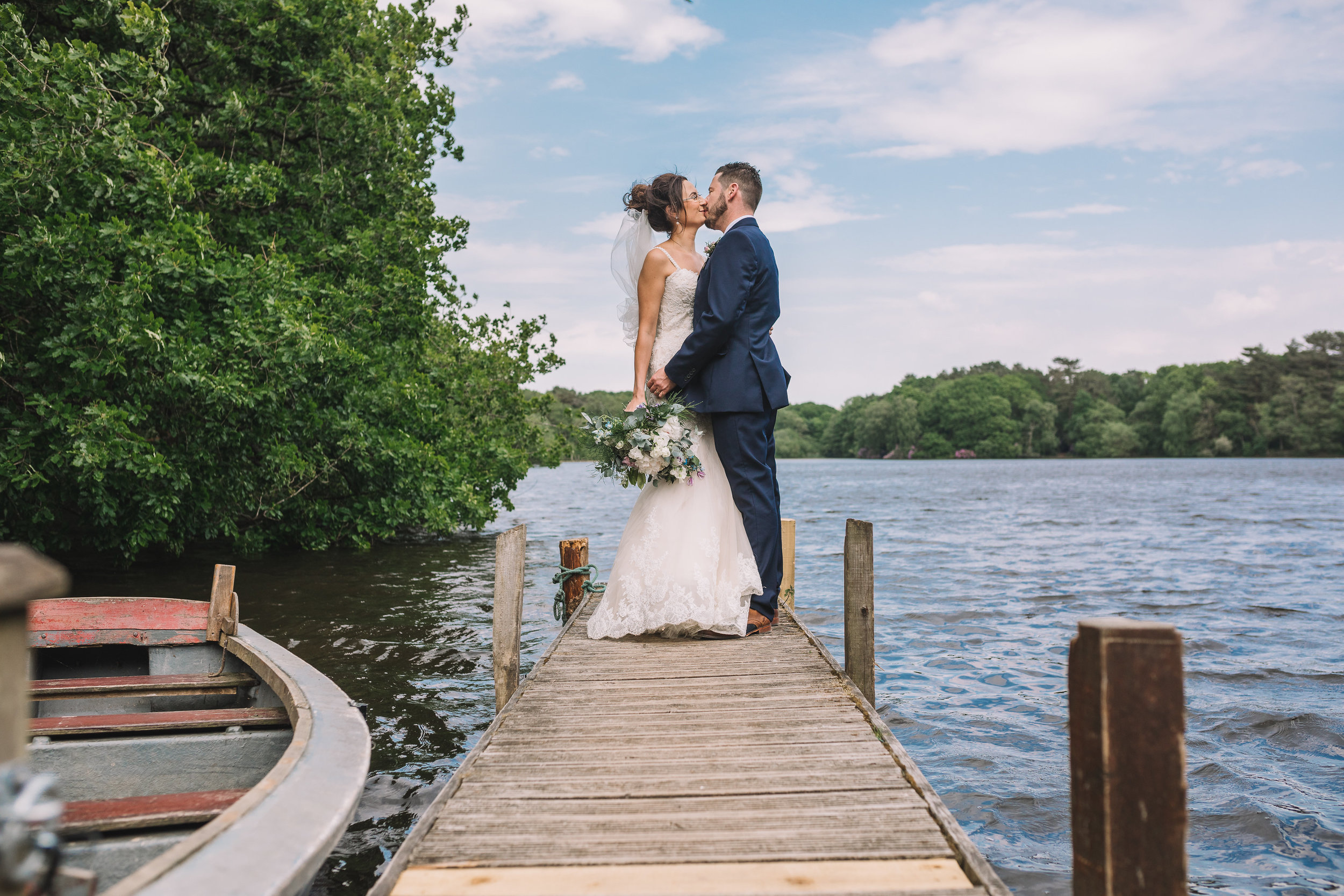 Kissing by the Lake