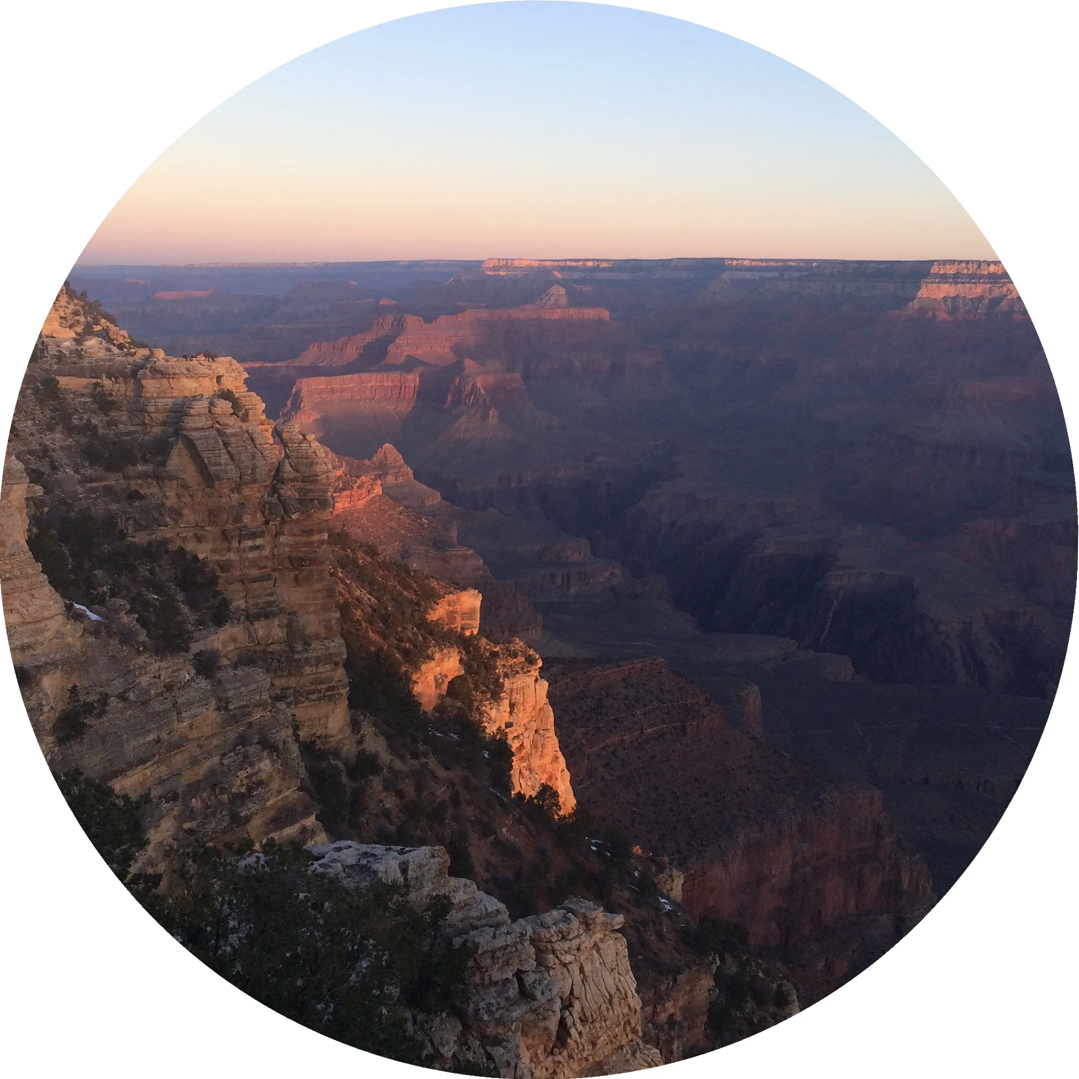 View over the Grand Canyon, March 2016