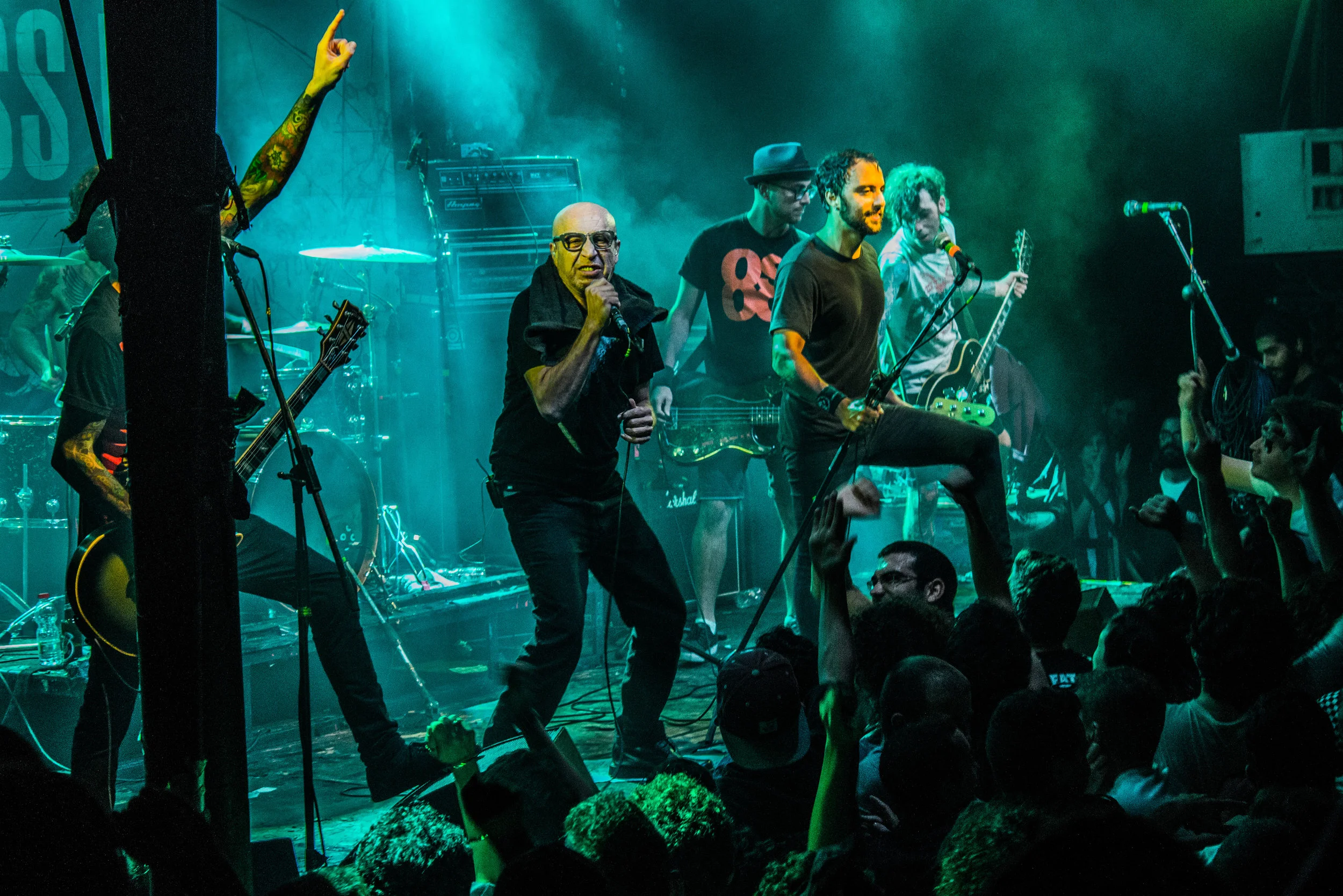 Legendary rock singer Rami Fortis with "Useless ID"