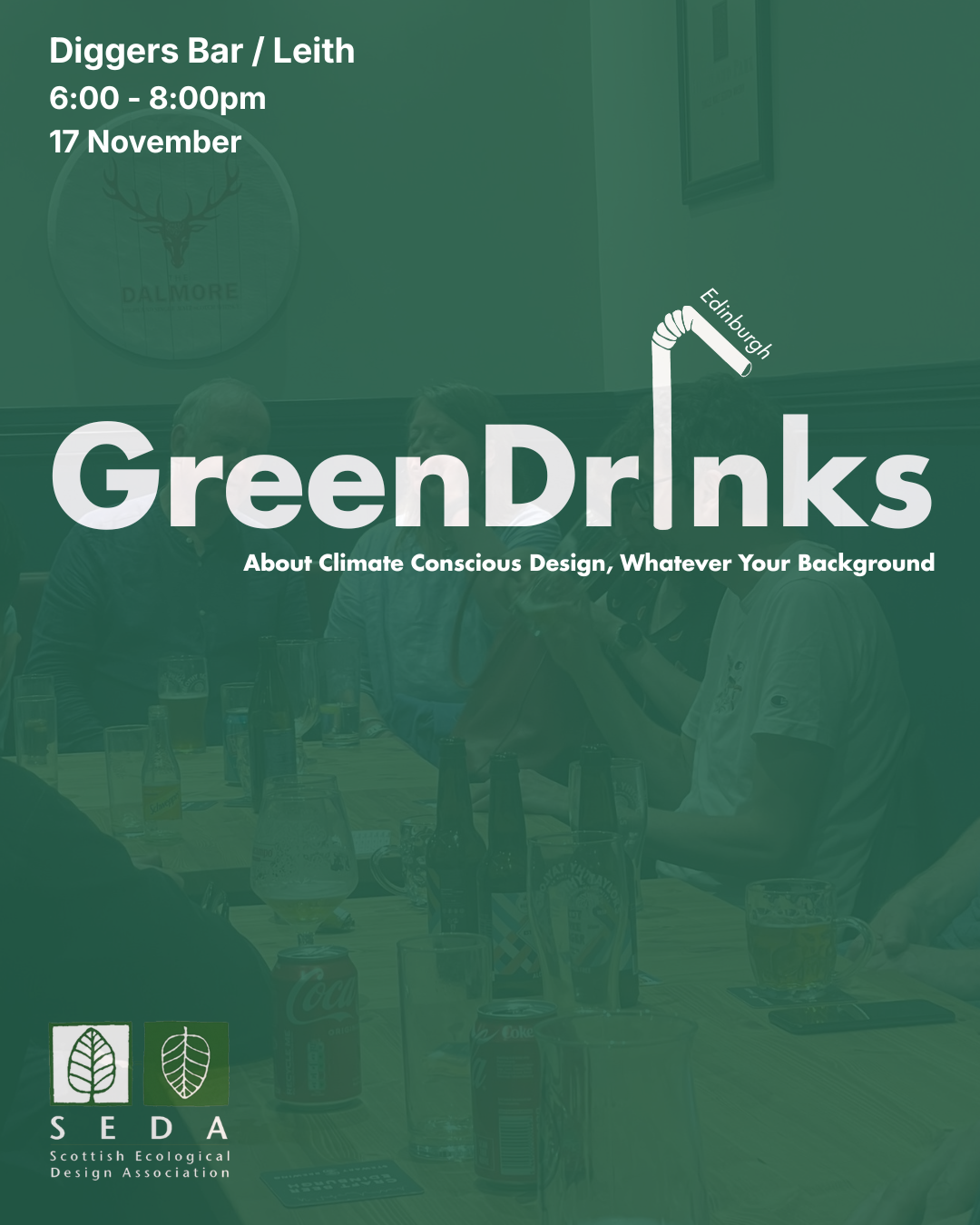 November Greendrinks, Edinburgh