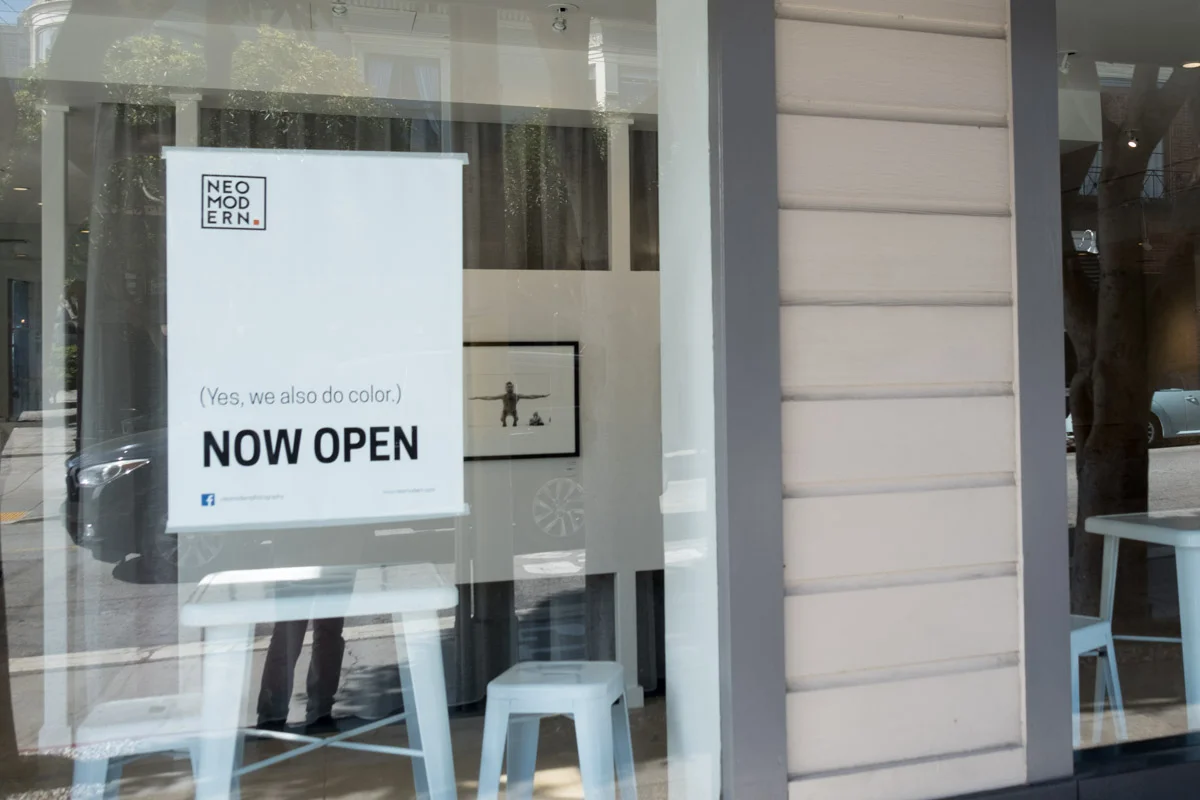 Color: We put a sign in the window to try to neutralize some of the initial concern.