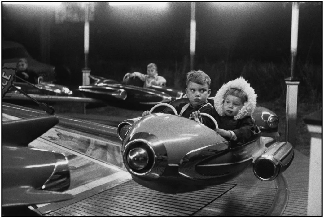 Cartier-Bresson's "Amusement Park" This is a great photo and many people enjoy it -- but it works outside of "context" -- you likely don't know these kids nor where they are or even when it was taken. And yet: still works. Are your photos enjoyable even if someone doesn't know you or anything about the image? It's a high bar.