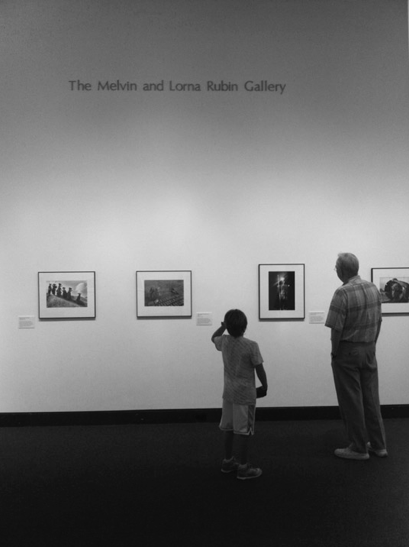 My father and my son. The Harn Museum, Florida (July 2011)
